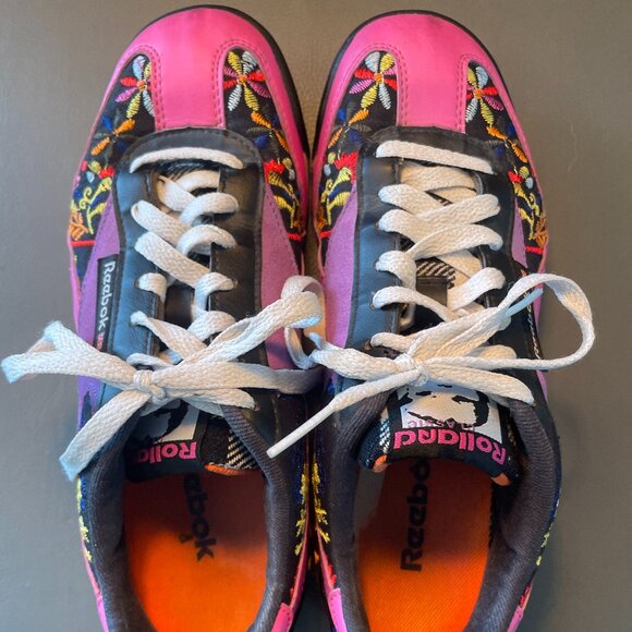 Reebok x Rolland Berry Floral Embroidered Sneakers (Women’s US 6) - Picture 3 of 7